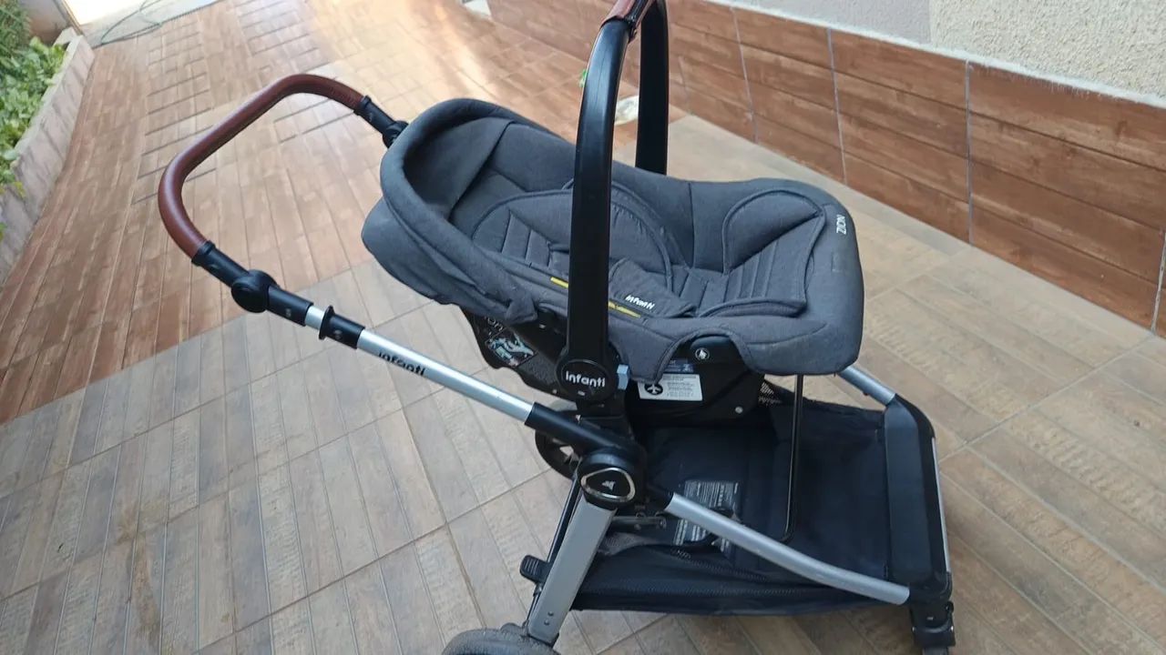 Carrinho de bebê 3 em 1 - Foto 4