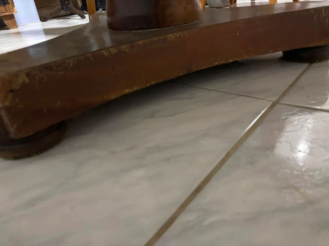 Mesa de mármore branca - Foto 3