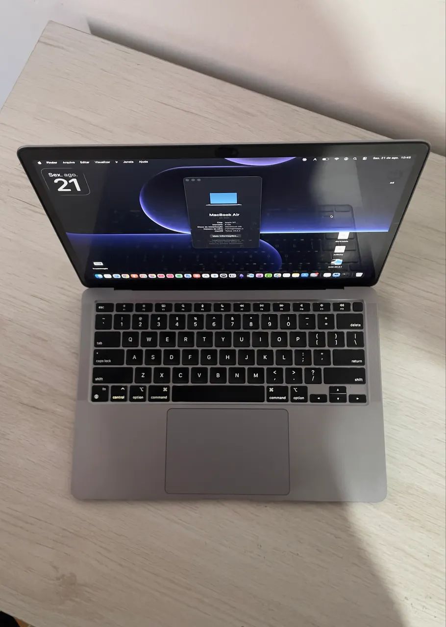 MacBook Air M1 Space Gray 8gb ram 256gb armazenamento - Notebooks