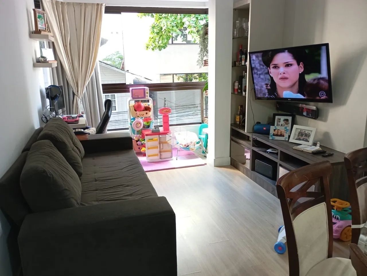 Apartamento próximo ao Camelódromo com 2 quartos e 1 vaga mobiliado - Foto 3