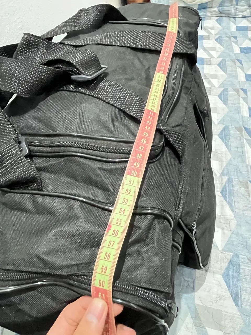 Bolsa de viagem grande , preta  - Foto 2