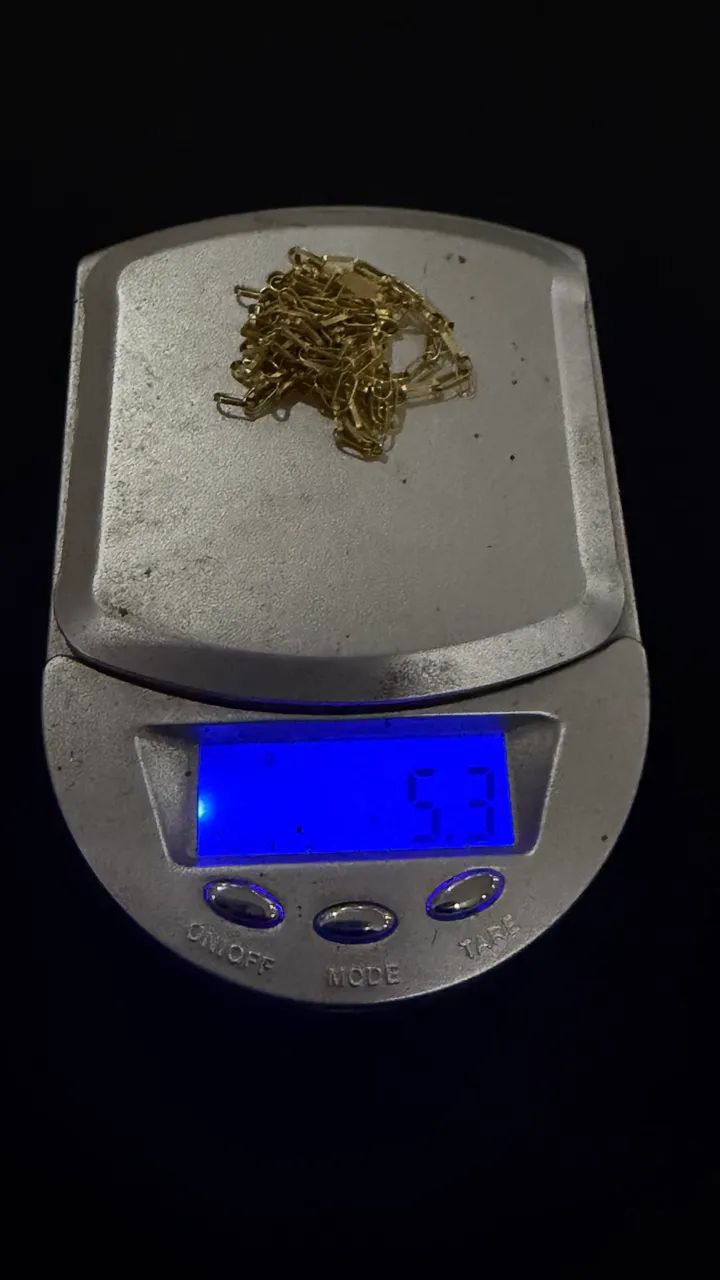 CORRENTE DE OURO 18K - ELO TIJOLINHO (NOVA / IMPECÁVEL) - Foto 2