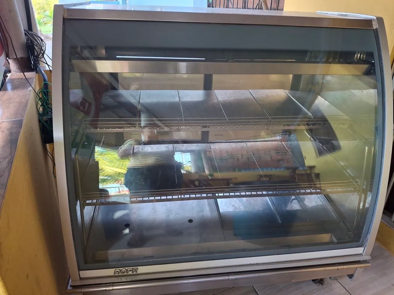 Balcão expositor inox seco