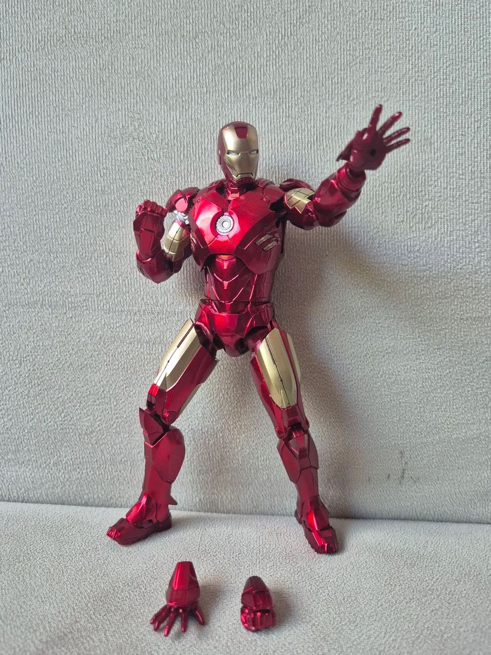 Iron Man FoundJoy homem de ferro model kit mark 4 montadok  - Foto 2