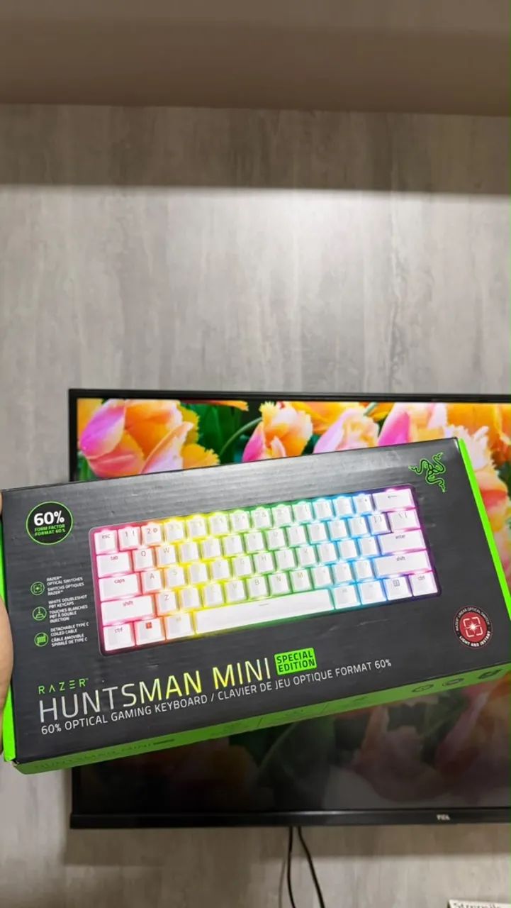 Razer Huntsman Mini Special Edition ? Impecável - Foto 5