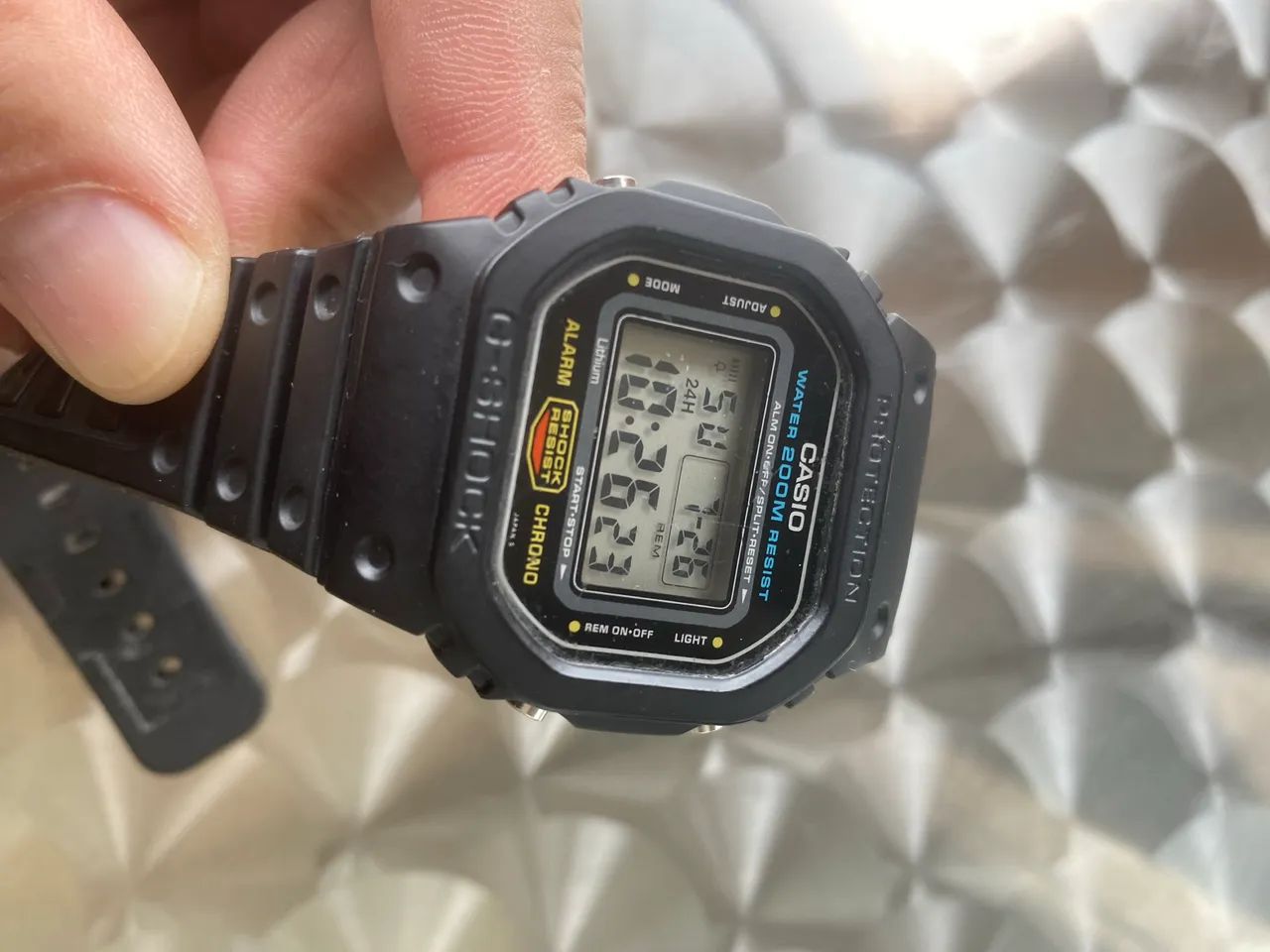 Relógio Casio G-Shock W 5600 Fundo Rosca - Foto 2