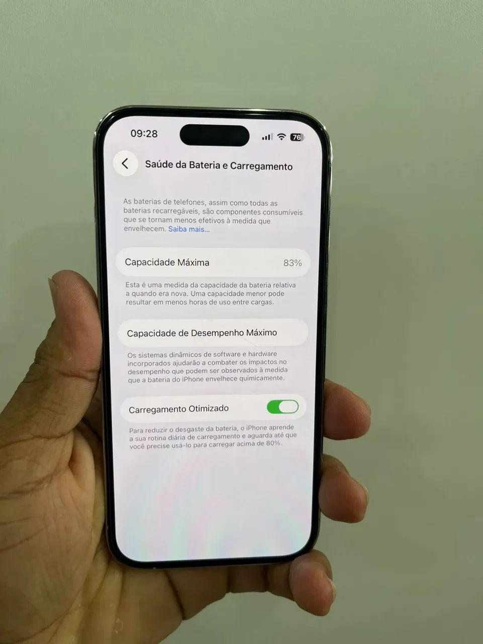 IPhone 14 Pro 128GB bateria 83% todo original  - Foto 5