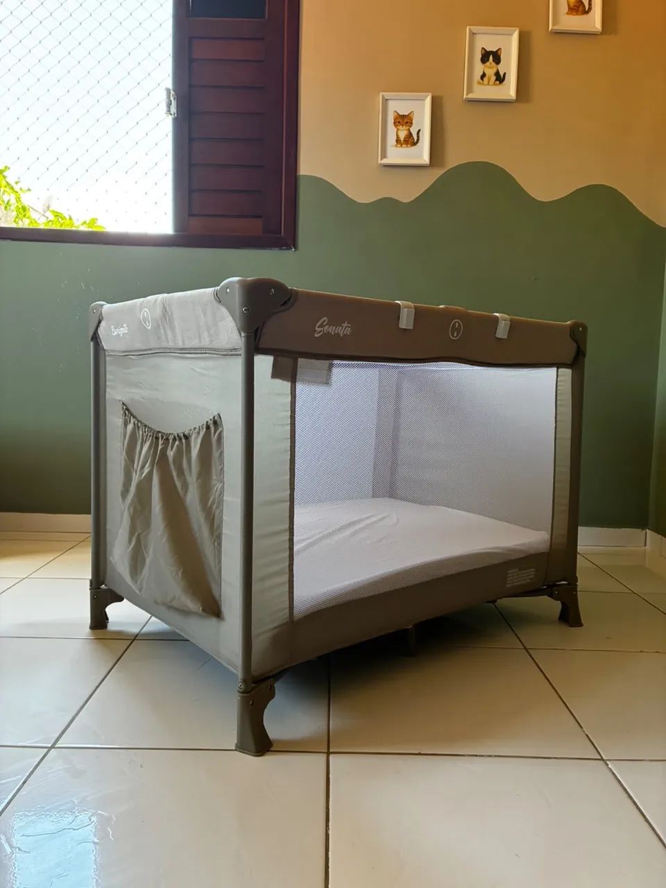 Kit Completo de Berço Portátil - Foto 4