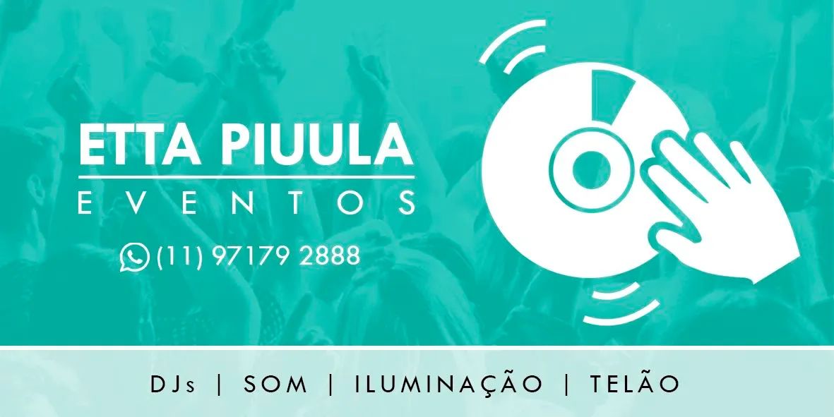 Som DJ iluminação e Telão 