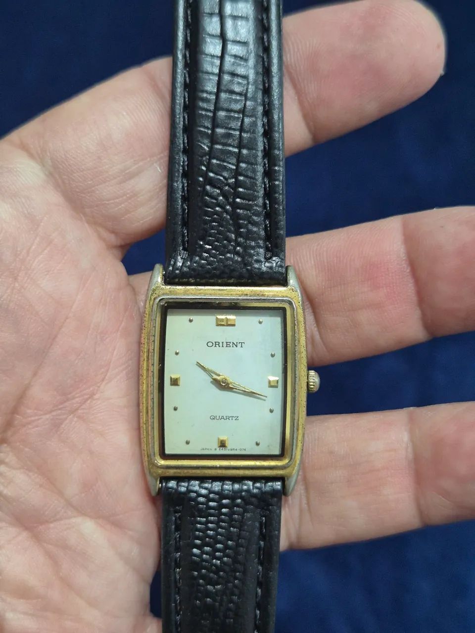 Relógio ORIENT TANK À QUARTZ  VINTAGE  -   FUNCIONANDO - Foto 5