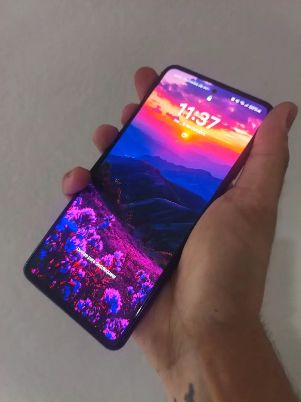 Smartphone Samsung Galaxy A72 + capinha - Foto 3