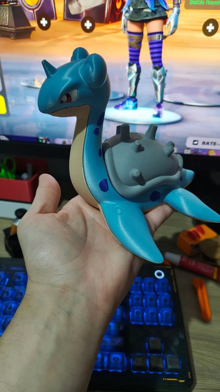 Boneco Action Figure Lapras Pokémon 12cm - Foto 4