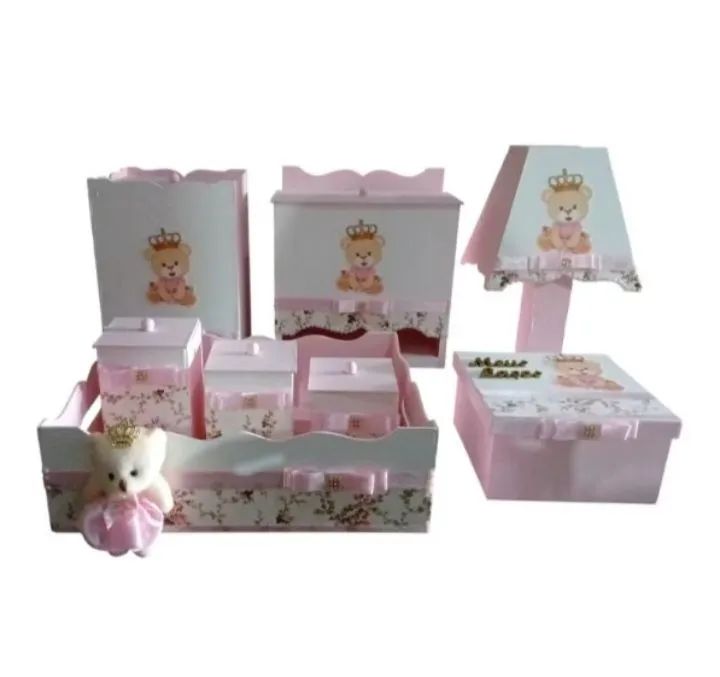 Kit Higiene Bebê. Menina