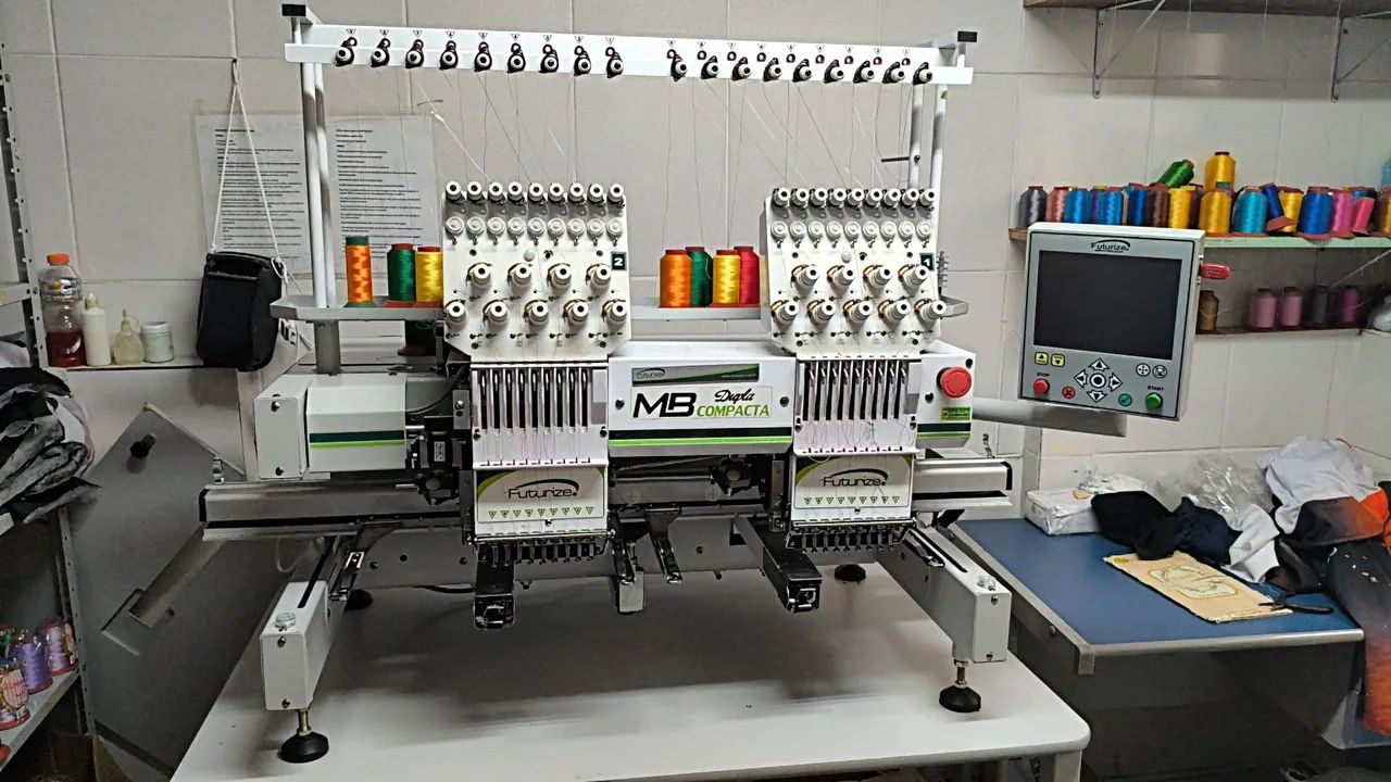 Bordadeira industrial 2 cabeças Futurize 