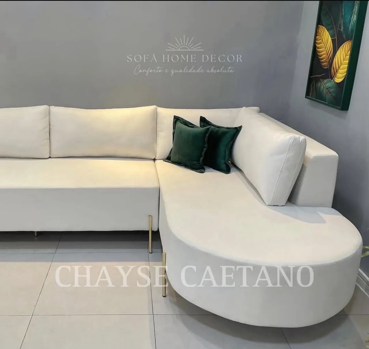 Sofá chaise Caetano  - Foto 2