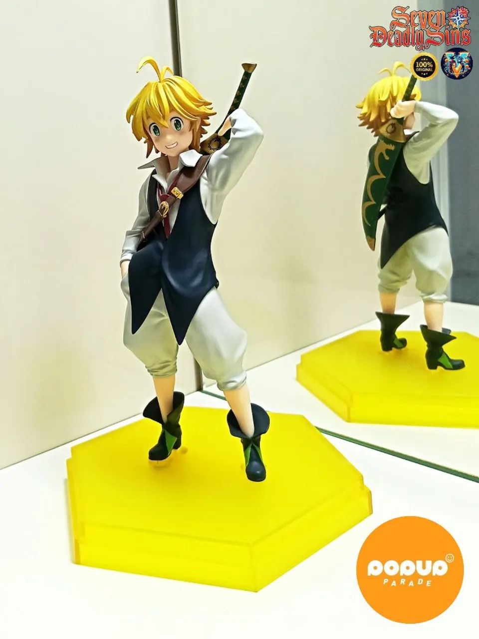 Action figure do Meliodas 100% original da Pop up parade