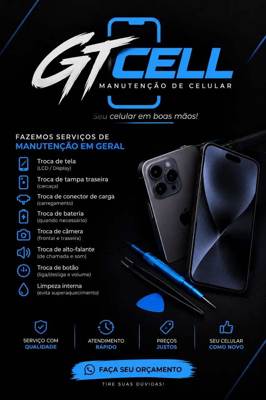 Faço Manutenção de Celulares