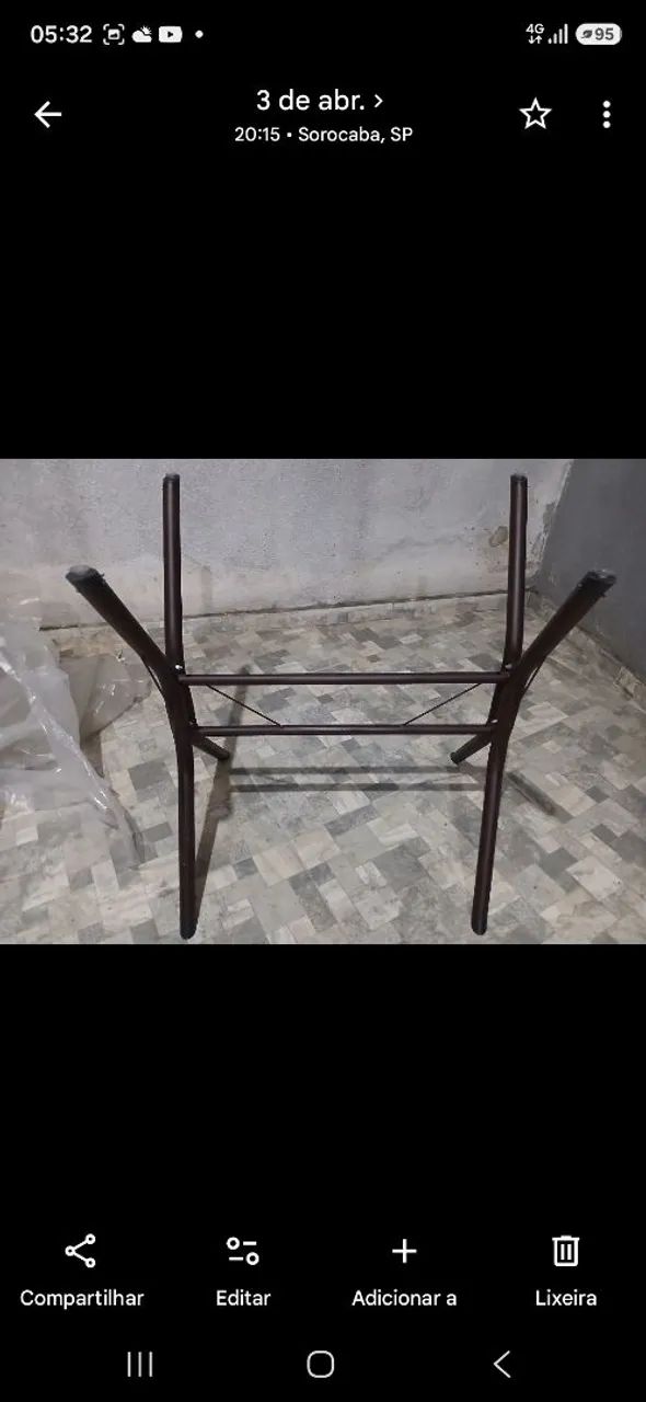 Vende de se mesa de marmore 4 cadeiras  - Foto 2