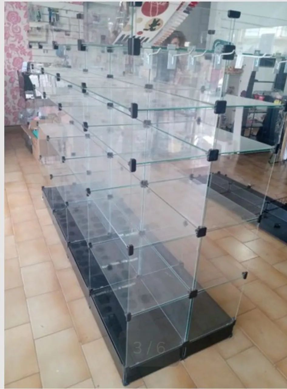 Gôndola de vidro temperado duas unidades  - Foto 2