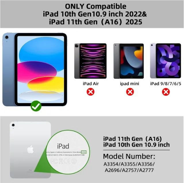 Capa Teclado Magnética com Touchpad P/ iPad 10 iPad 11 2025 A16 - Foto 6