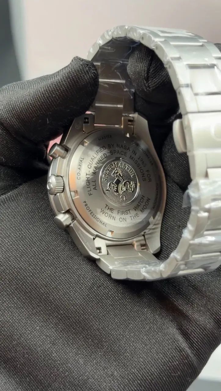 Omega Speedmaster Cinza + Caixa Omega - Foto 4