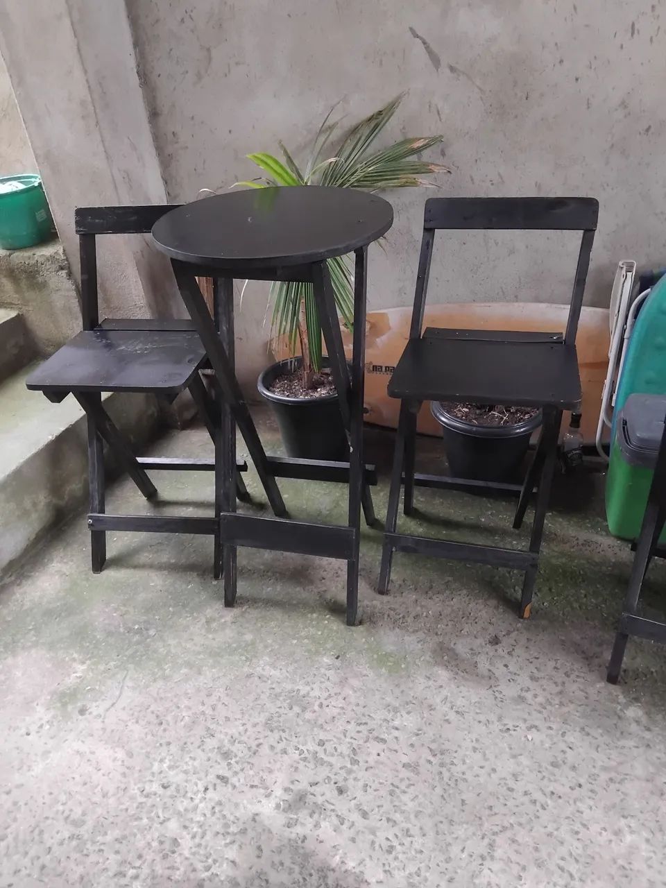 Jogo bristo cadeira mesa 