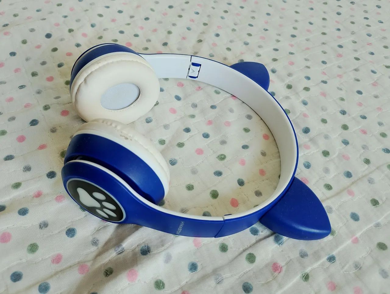 Fone de ouvido led gatinho 