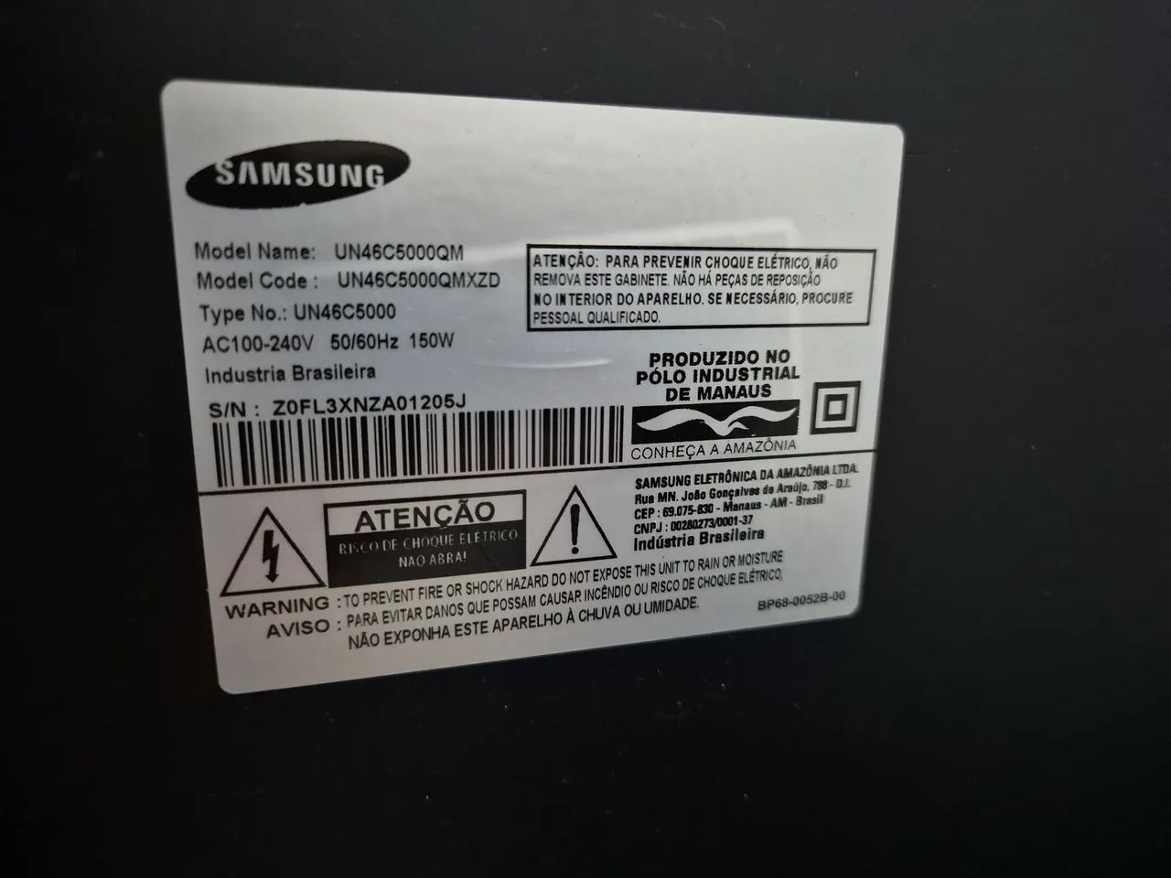 TV SAMSUNG 46 LED - NÃO É SMART  - Foto 5
