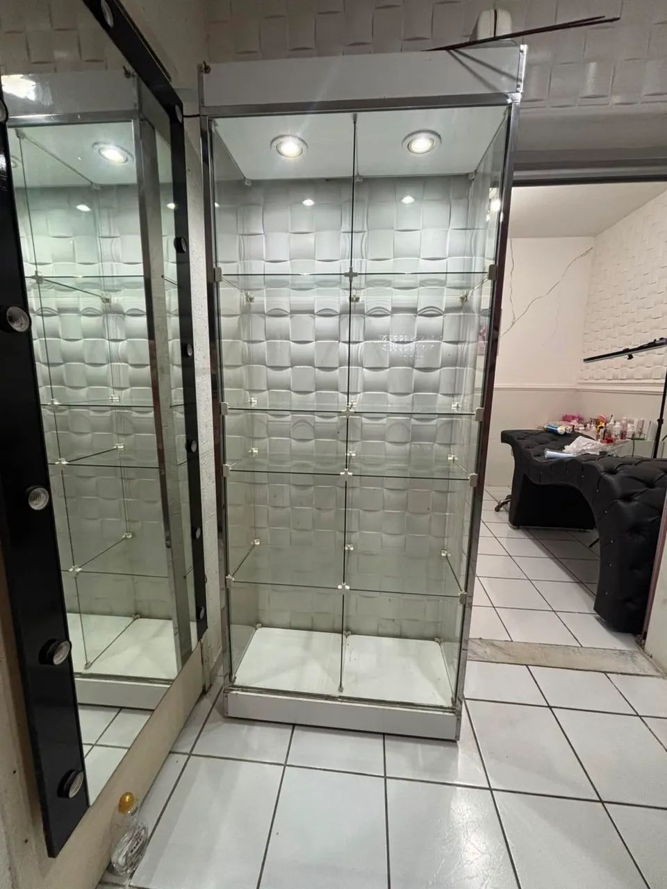 Vitrine com led 