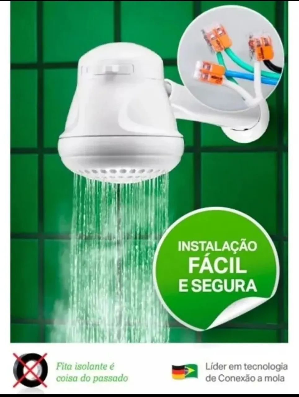 Conector wago 41 A chuveiro 