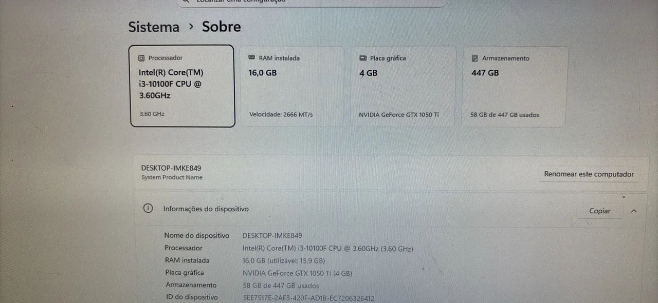 I3 10100f Gamer  - Foto 3