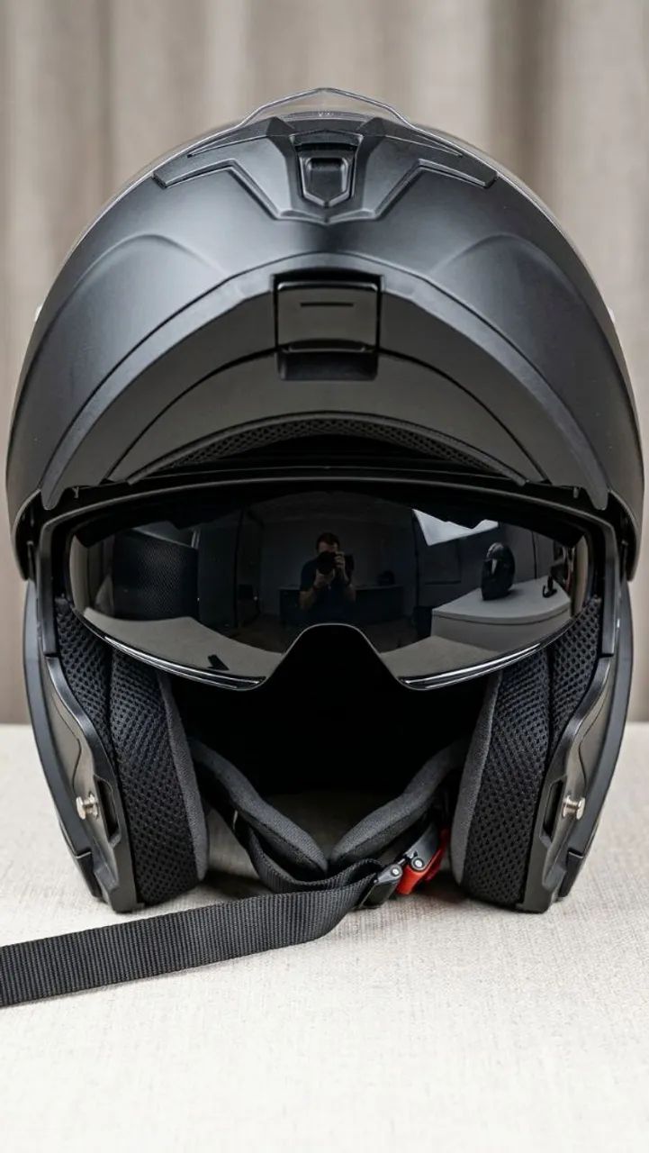 ?  CAPACETE MODULAR PRETO MATTE ? - Foto 4