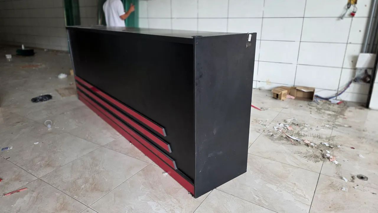 Balcão de Caixa para 3 PDVs - 2,79m com 6 Gavetas e Divisórias - Foto 4