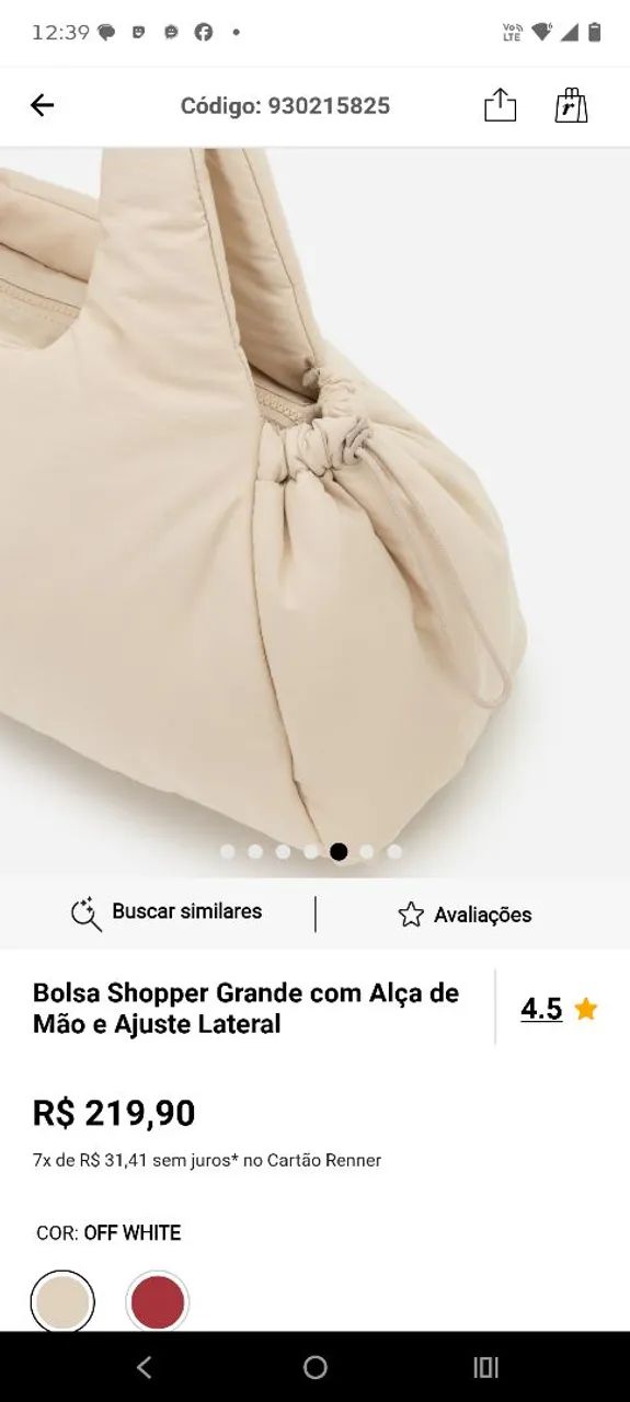 Bolsa nova Riachuelo  - Foto 4