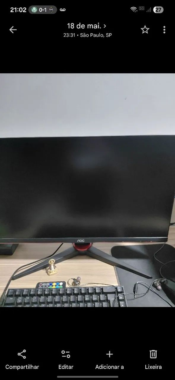 Monitor aoc 23.8 polegadas