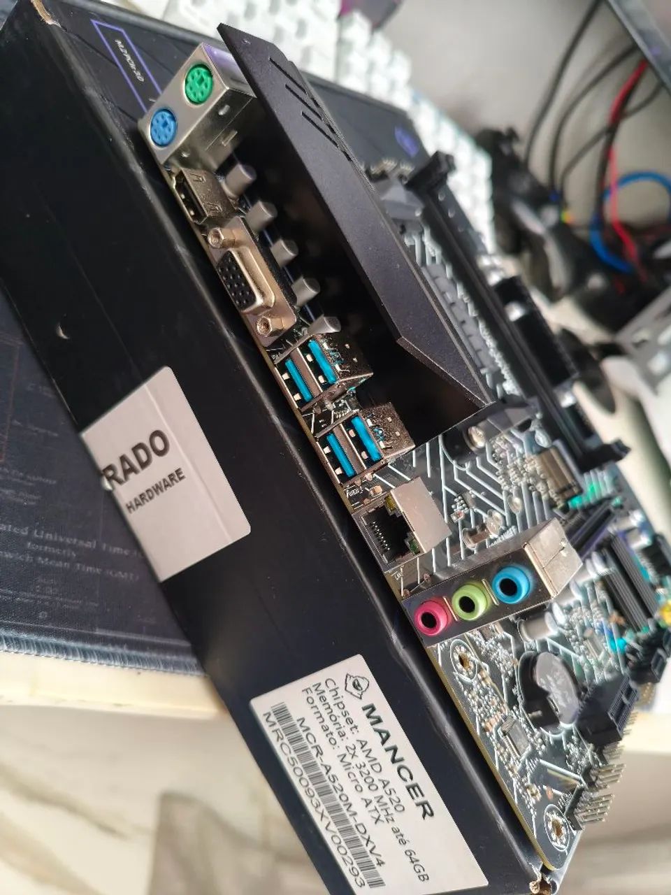 Placa mãe A520M AMD Matx ddr4  - Foto 5