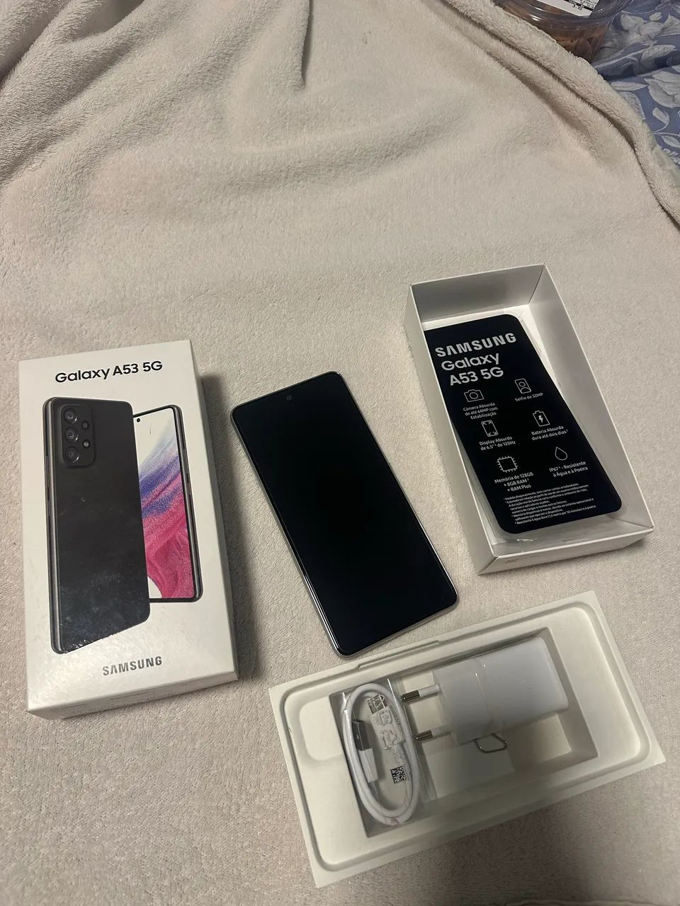 ? SAMSUNG GALAXY A53 5G ? 128GB ? BRANCO ? COMPLETO COM CAIXA E ACESSÓRIOS - Foto 4