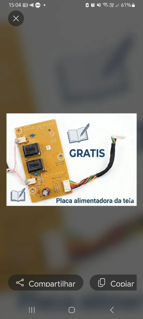 Tela Lcd para win all one Aoc aa183m  - Foto 4