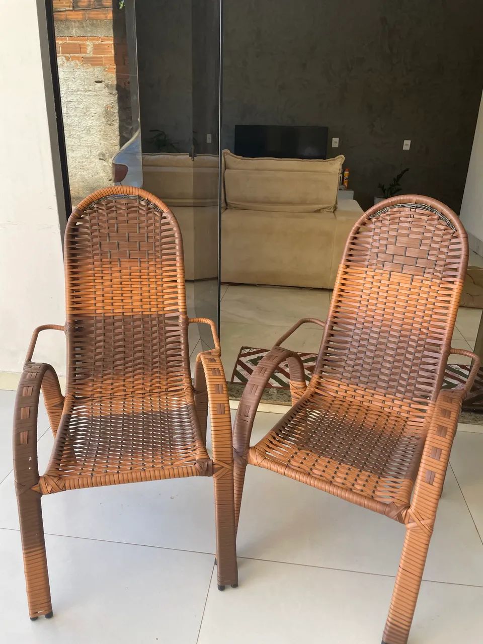 Conjunto cadeira de fibra - Foto 4