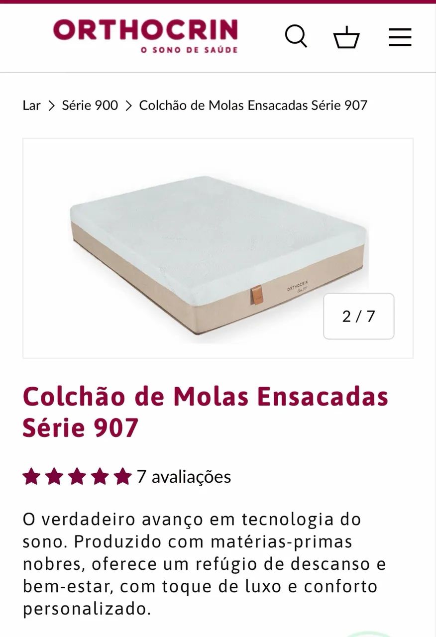 Colchão ortocrim 
