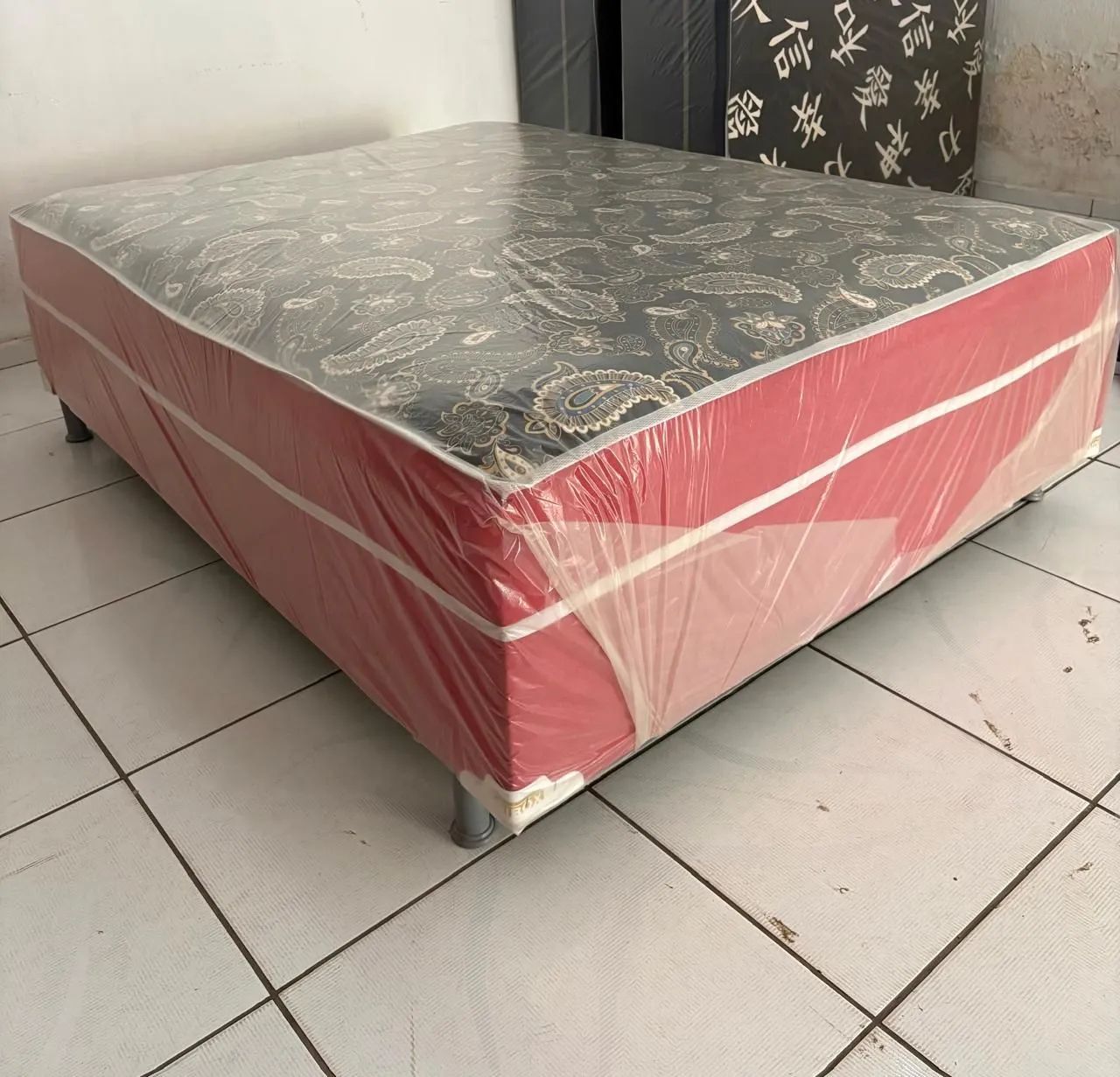 Cama de casal de mola com espuma alta  - Foto 5