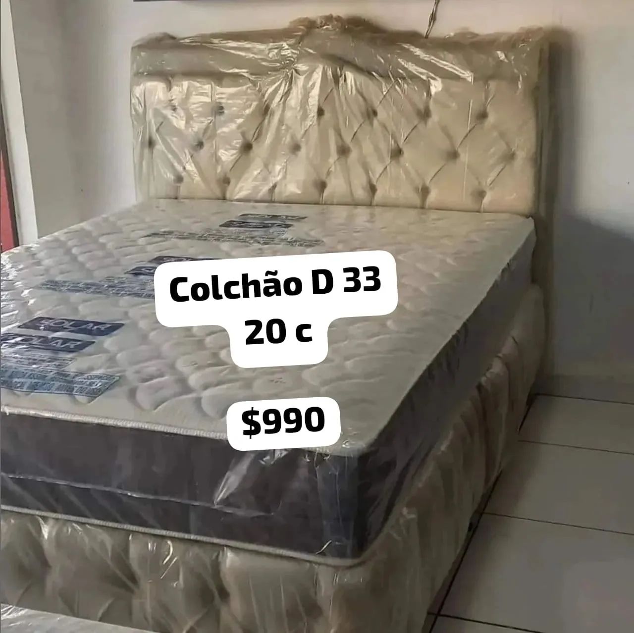 Cama Box casal ortopédica base baú Colchões  - Foto 3