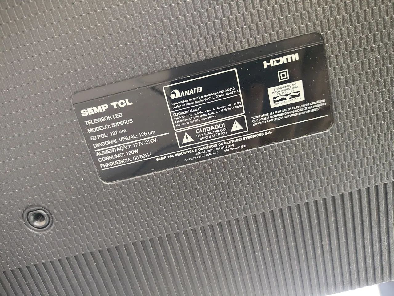 Tv Tcl 50 polegadas, 4k  - Foto 3