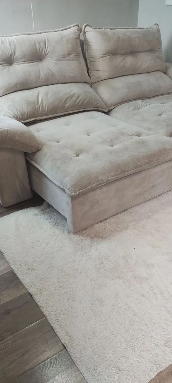 Sofá moderno retrátil e reclinável  - Foto 4