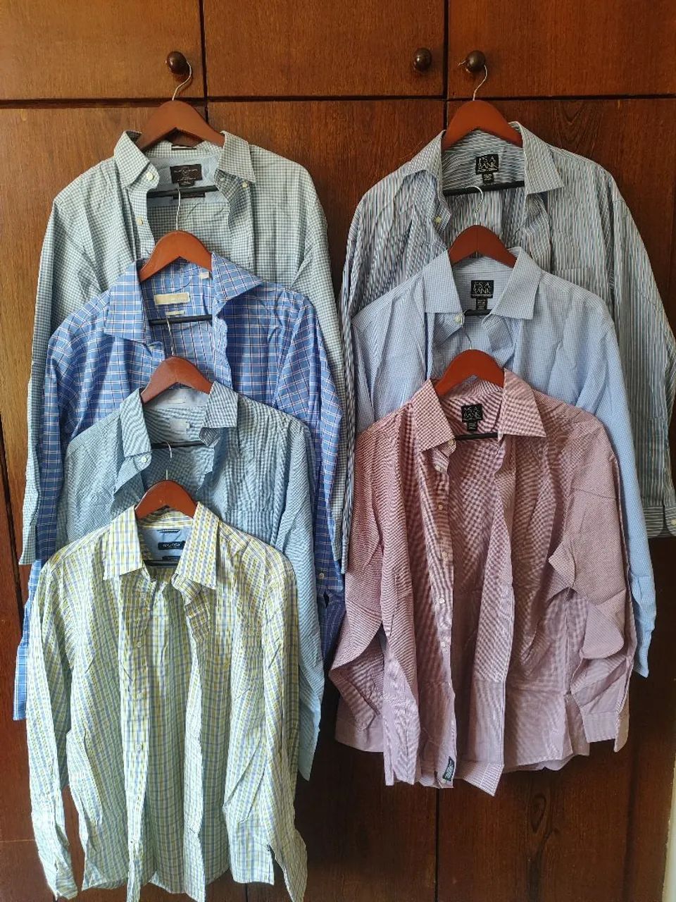 ? LOTE COM 7 CAMISAS MASCULINAS IMPORTADAS
