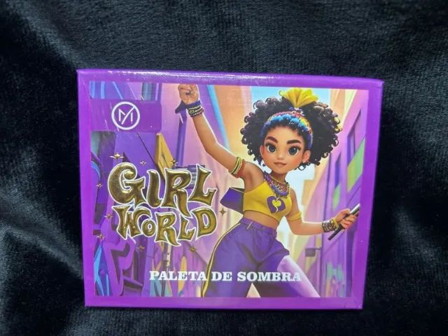 paleta de sombras - girl world