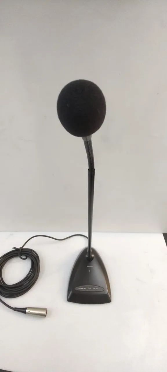 MICROFONE GOOSENECK SHURE MX418 DN POUCO -USO  - Foto 3