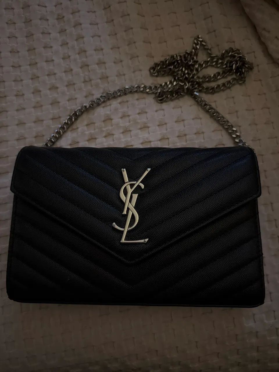 bolsa ysl toda preta