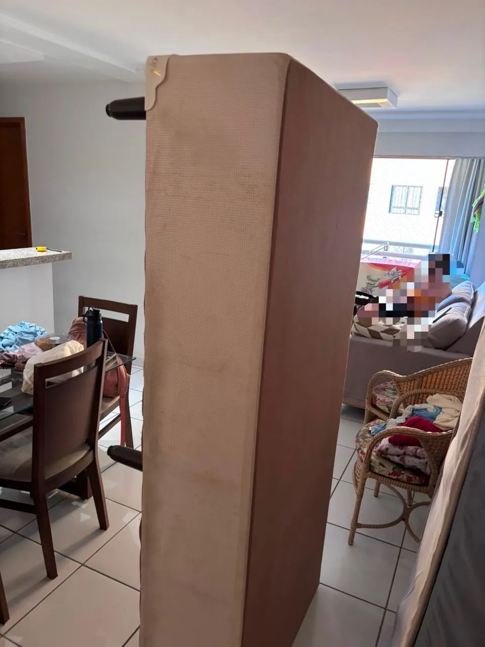 Cama box solteiro (sem colchão)