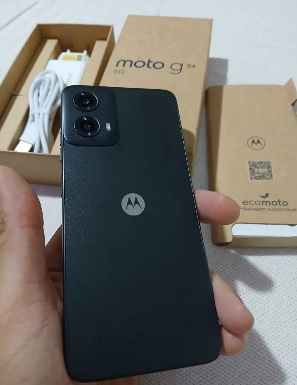 MOTO G34 MUITO NOVO NA CAIXA - Foto 5